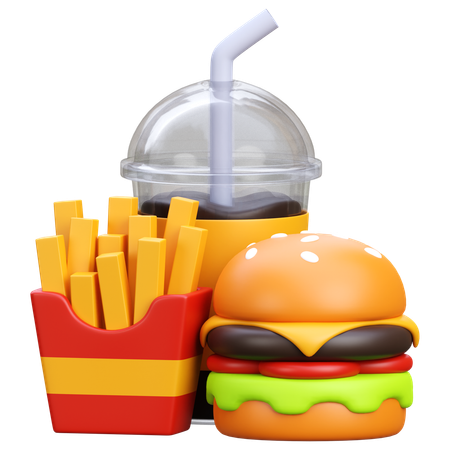 Comida rápida  3D Icon