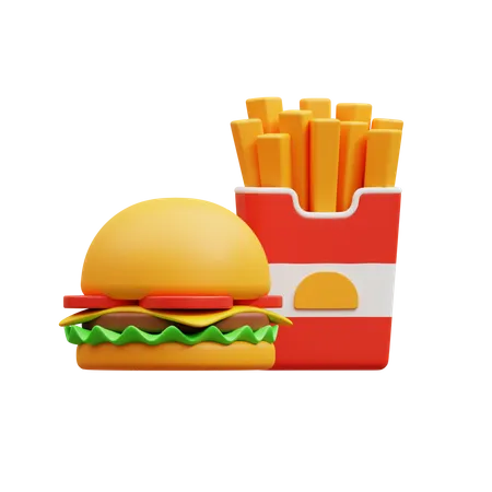 Comida rápida  3D Icon