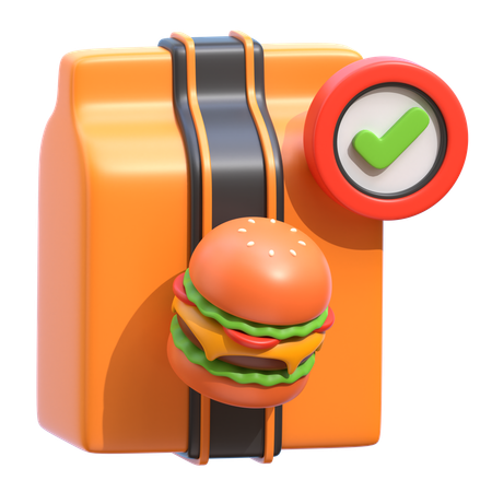 Comida recebida  3D Icon