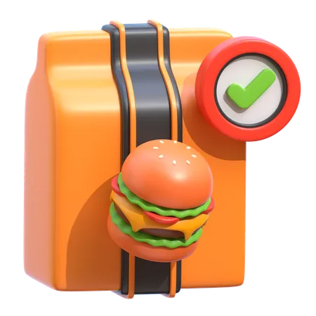 Comida recebida  3D Icon