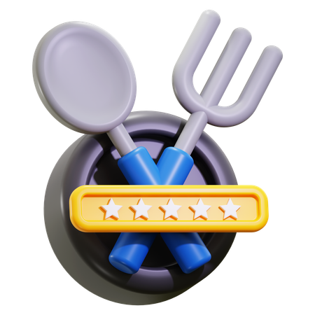 Revisión de comida  3D Icon