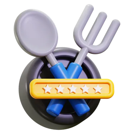 Revisión de comida  3D Icon