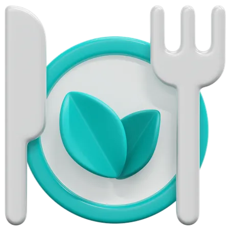 Comida sana  3D Icon