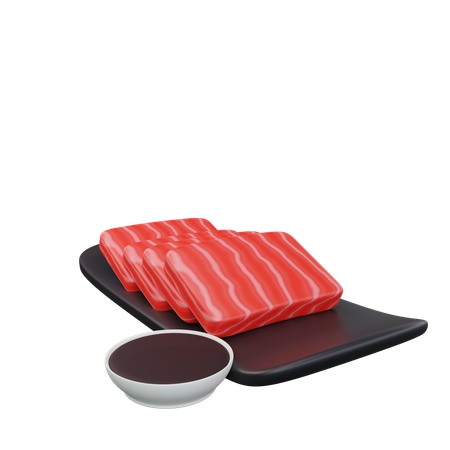 Comida sashimi  3D Icon