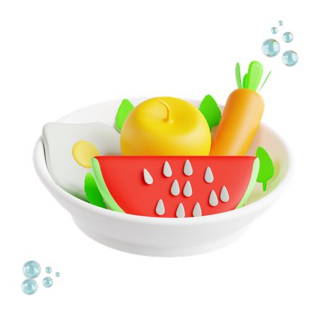 Comida saudável  3D Icon