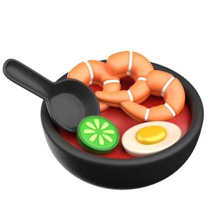 Comida tailandesa  3D Icon