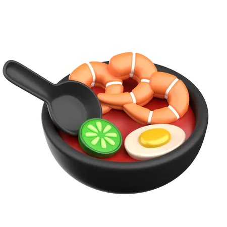 Comida tailandesa  3D Icon