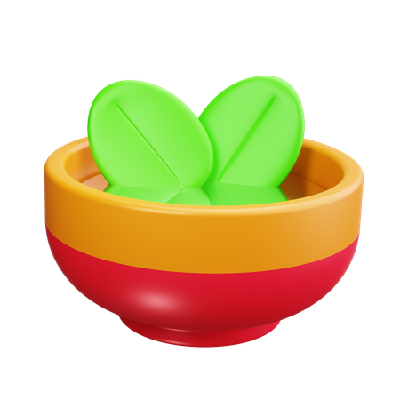 Comida vegana  3D Icon