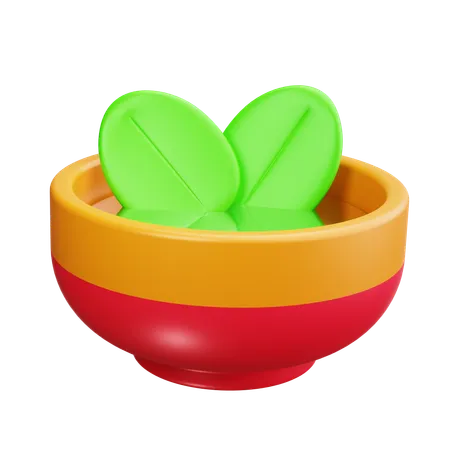 Comida vegana  3D Icon