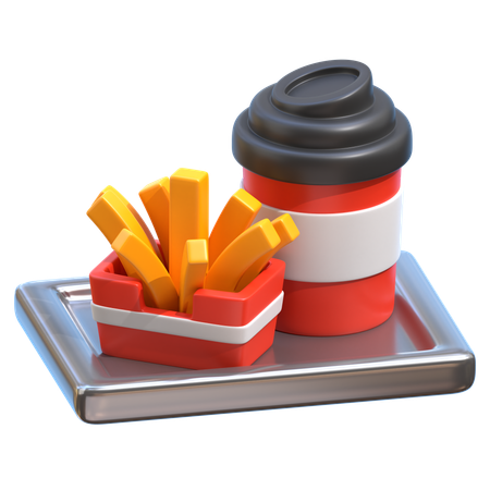 Comida y bebida  3D Icon