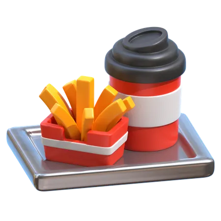 Comida y bebida  3D Icon