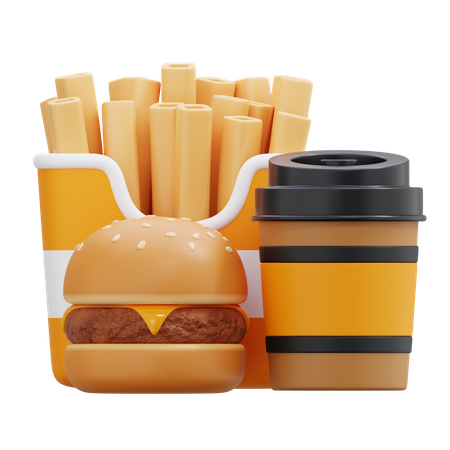 Comida y bebida  3D Icon