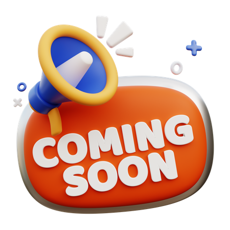 Coming Soon  3D Icon