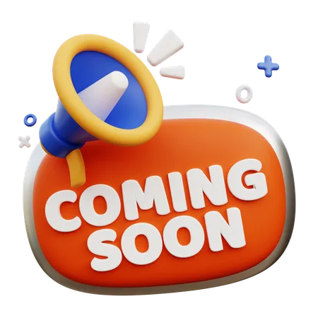 Coming Soon  3D Icon