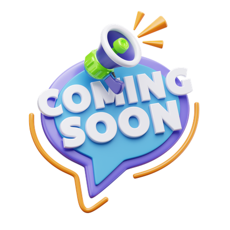 Coming Soon  3D Icon