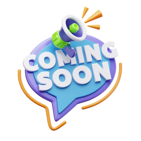 Coming Soon  3D Icon