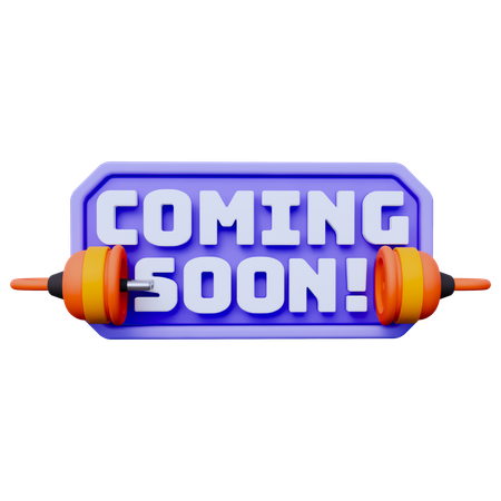 Coming Soon  3D Icon