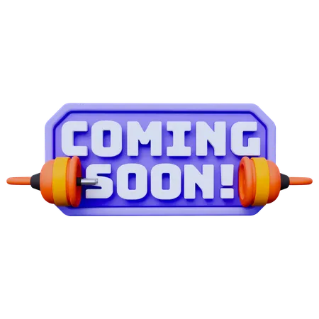 Coming Soon  3D Icon