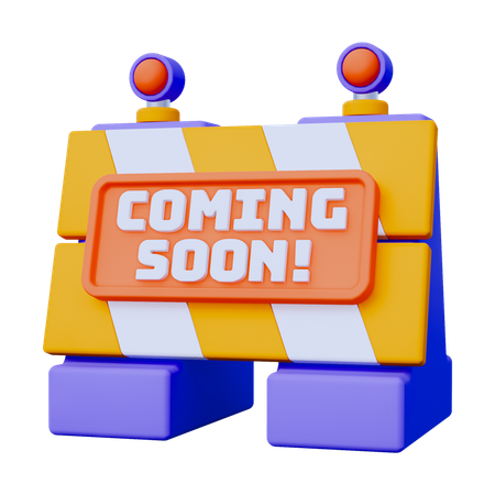 Coming Soon  3D Icon