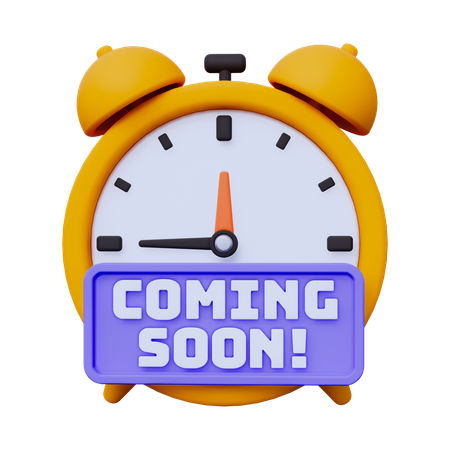 Coming Soon  3D Icon