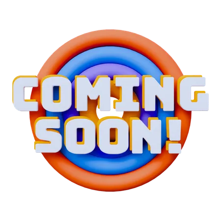 Coming Soon  3D Icon