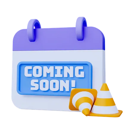 Coming Soon  3D Icon