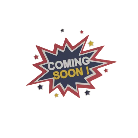 Coming Soon  3D Icon