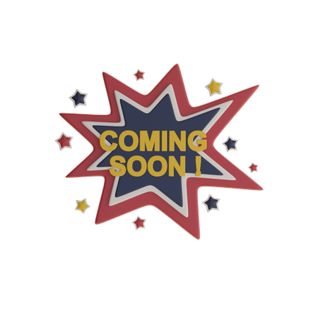 Coming Soon  3D Icon