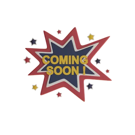 Coming Soon  3D Icon