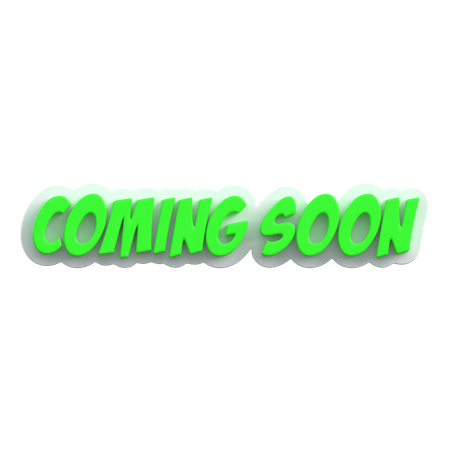 Coming Soon  3D Icon