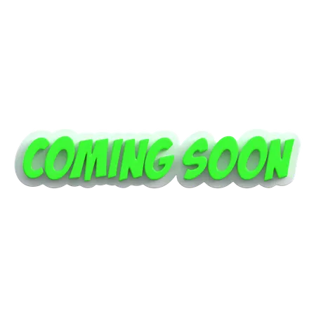 Coming Soon  3D Icon