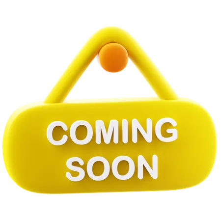 Coming Soon  3D Icon