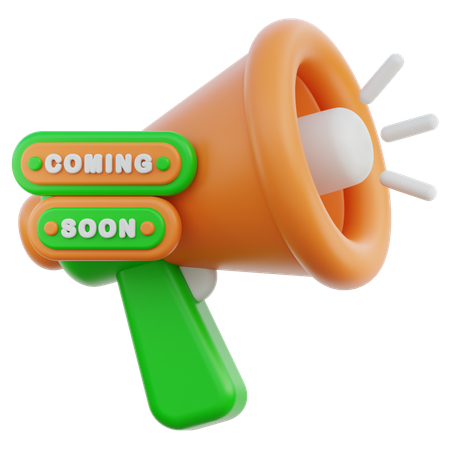 Coming Soon  3D Icon
