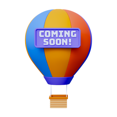 Coming Soon  3D Icon