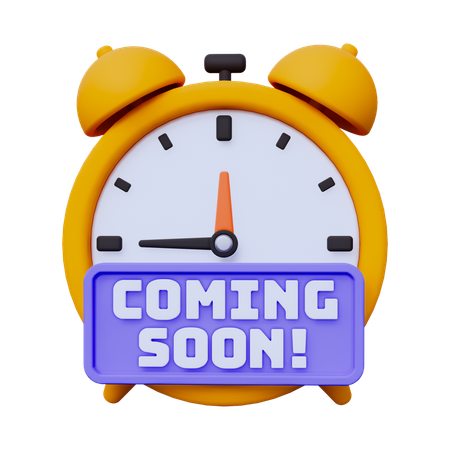 Coming Soon  3D Icon