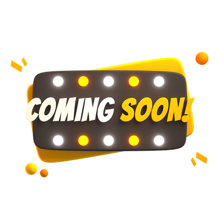 Coming Soon  3D Icon