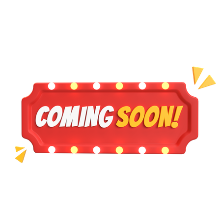 Coming Soon  3D Icon