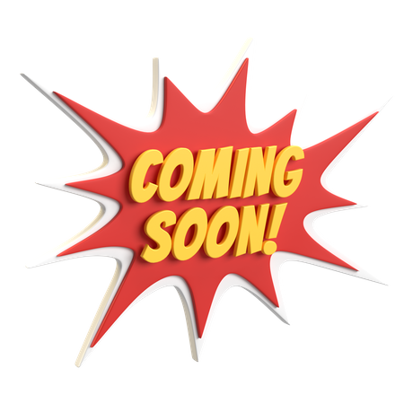 Coming Soon  3D Icon
