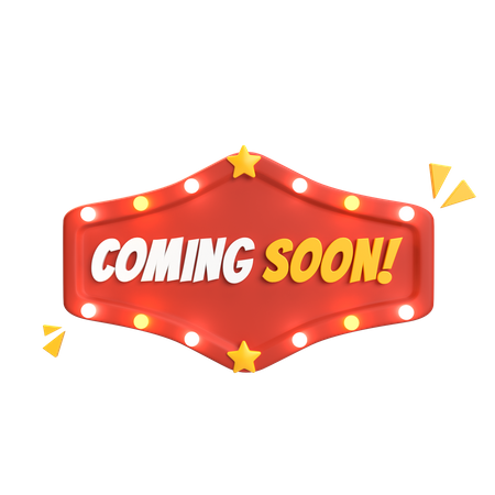 Coming Soon  3D Icon