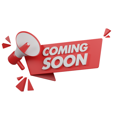 Coming Soon  3D Icon