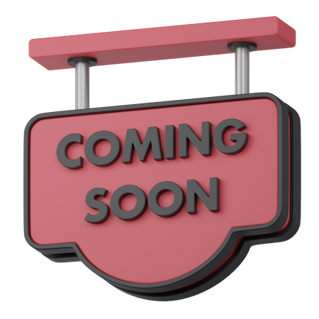 Coming soon  3D Icon