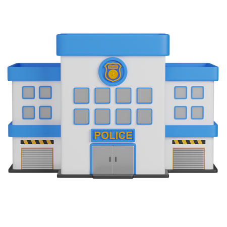 Estación de policía  3D Icon