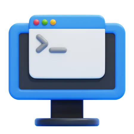 Command Line  3D Icon