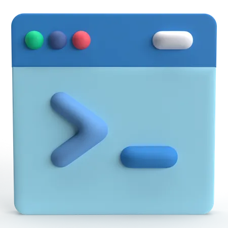 Command Line  3D Icon