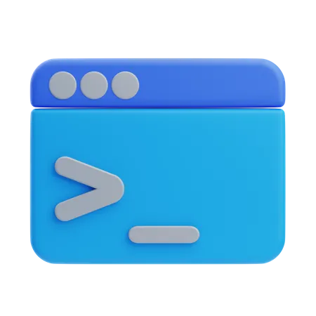 Command Prompt  3D Icon