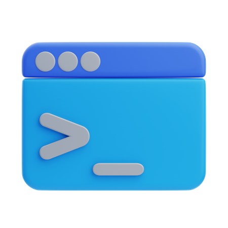 Command Prompt  3D Icon
