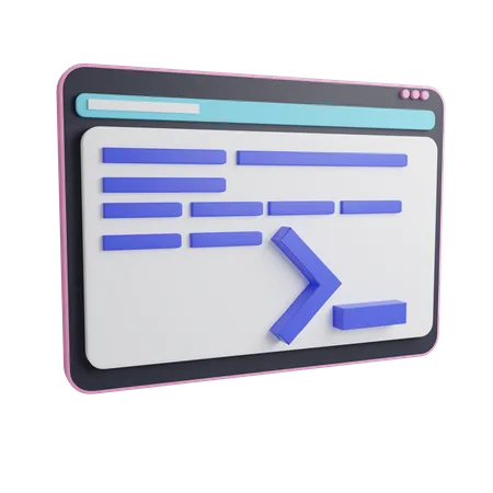 Command Window  3D Icon