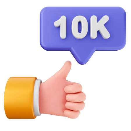 Comme 10 K  3D Icon