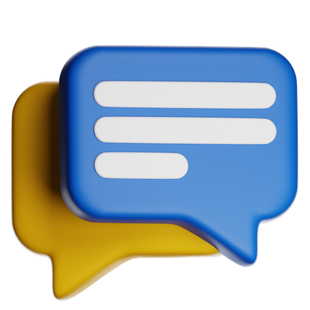 논평  3D Icon