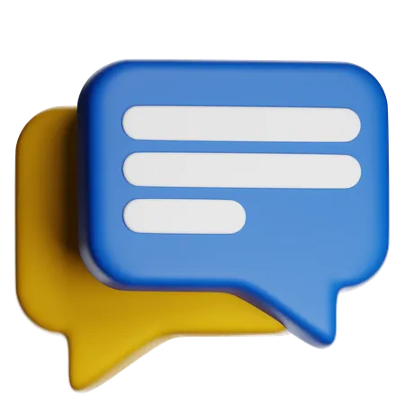 논평  3D Icon